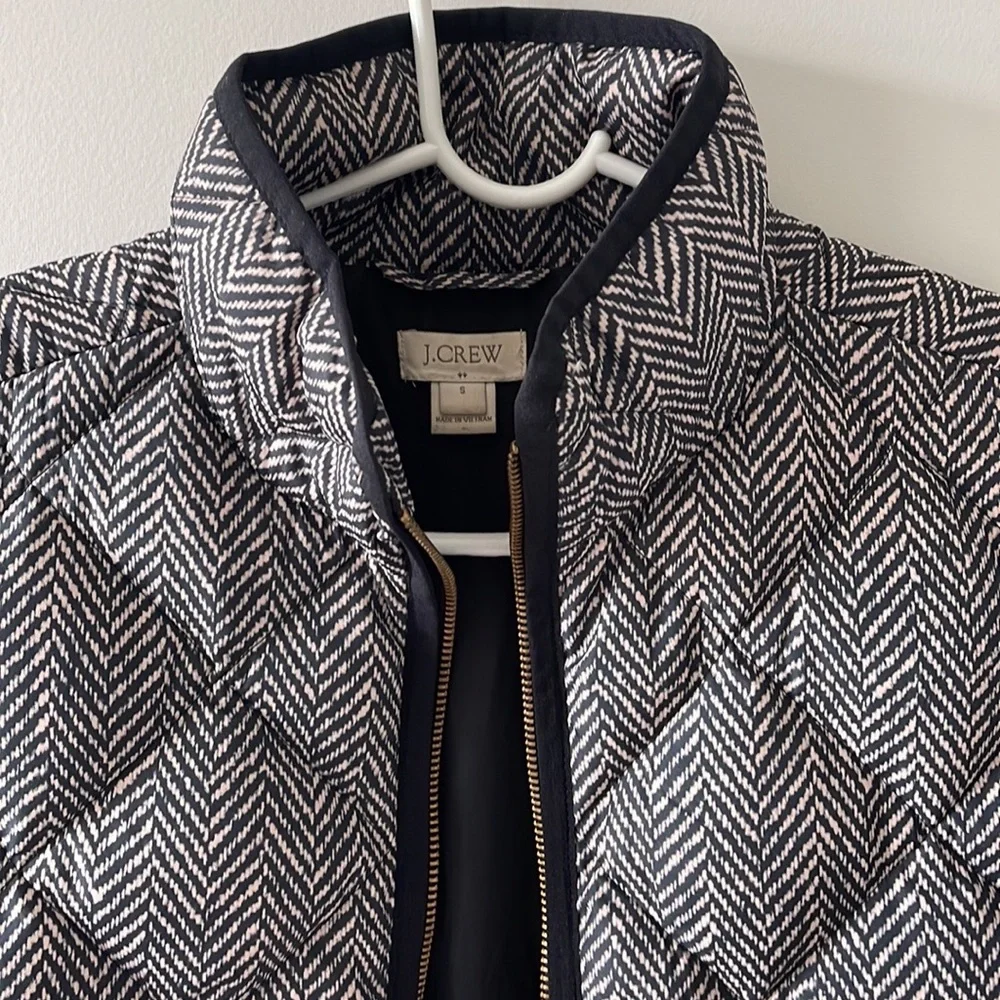 J. Crew Herringbone Vest S